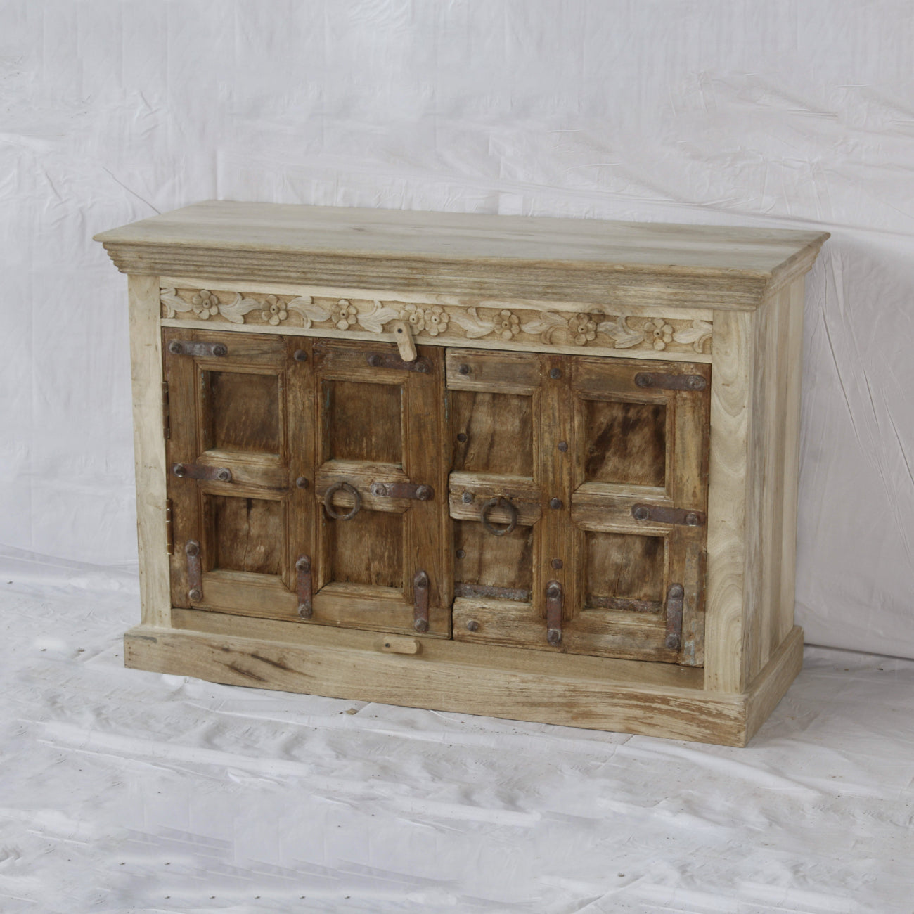 Vintage Indian Timber Vanity 13 - 120cm Length