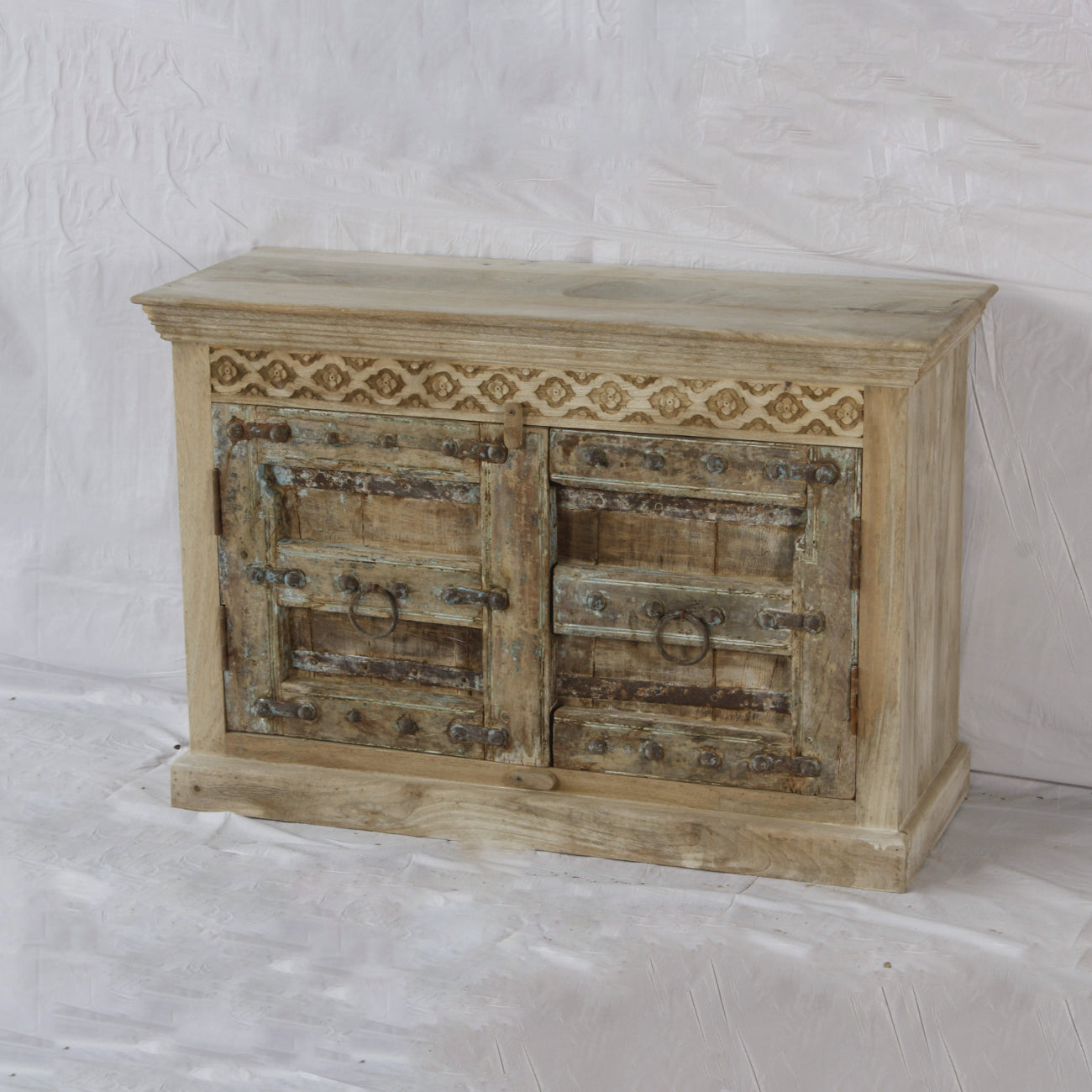 Vintage Indian Timber Vanity 16 - 120cm Length