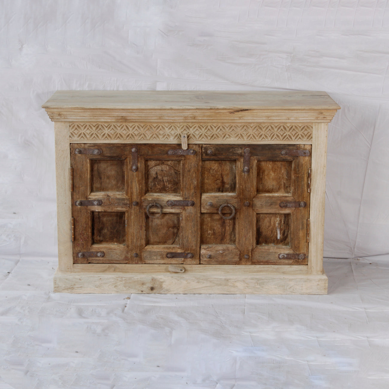 Vintage Indian Timber Vanity 17 - 120cm Length