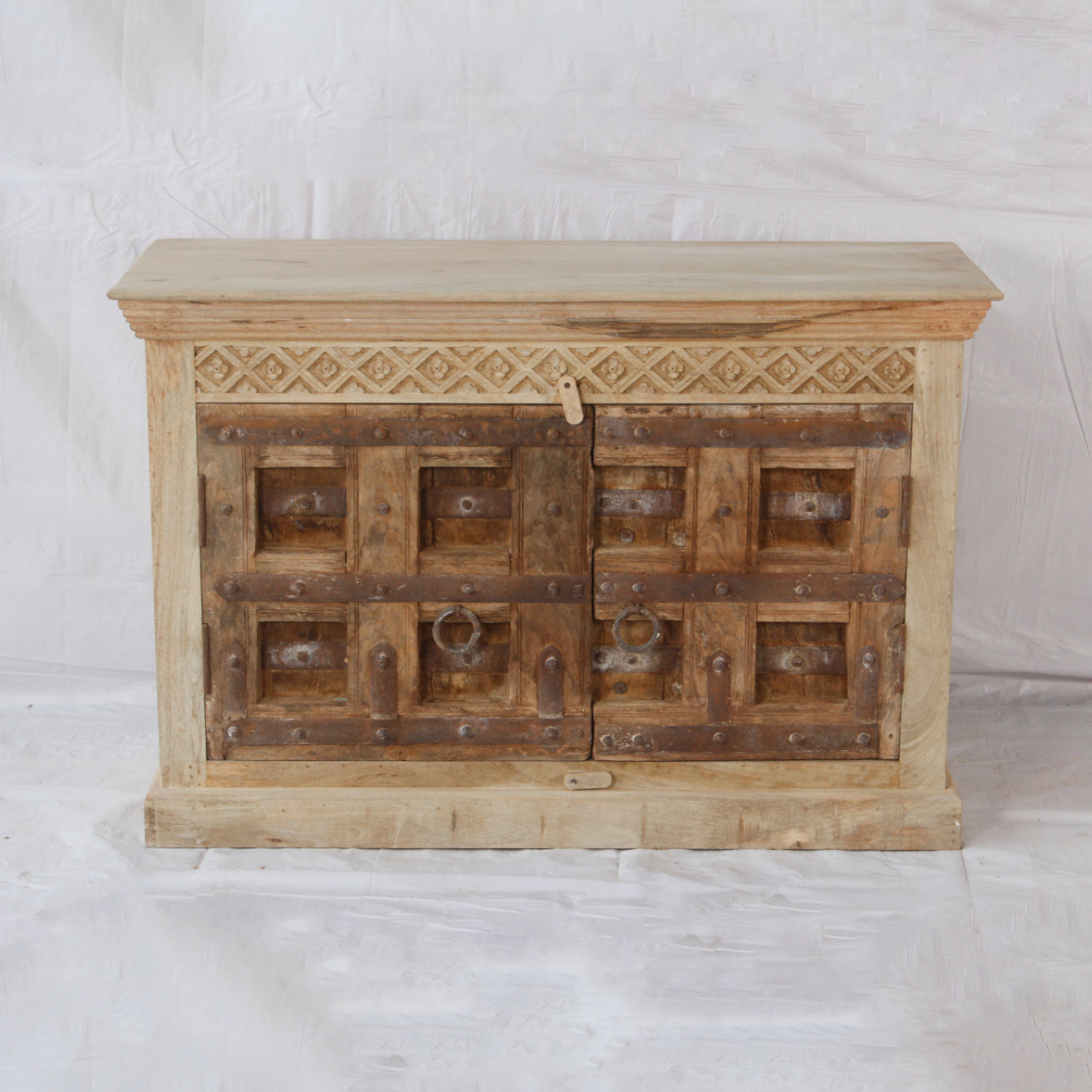 Vintage Indian Timber Vanity 18 - 120cm Length