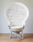 White Classic Peacock Chair