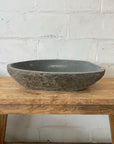 XL River Stone Basin 17 - 60.5 x 40.5 x 15cm