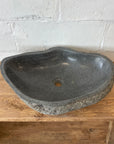 XL River Stone Basin 25 - 59.5 x 40 x 15cm
