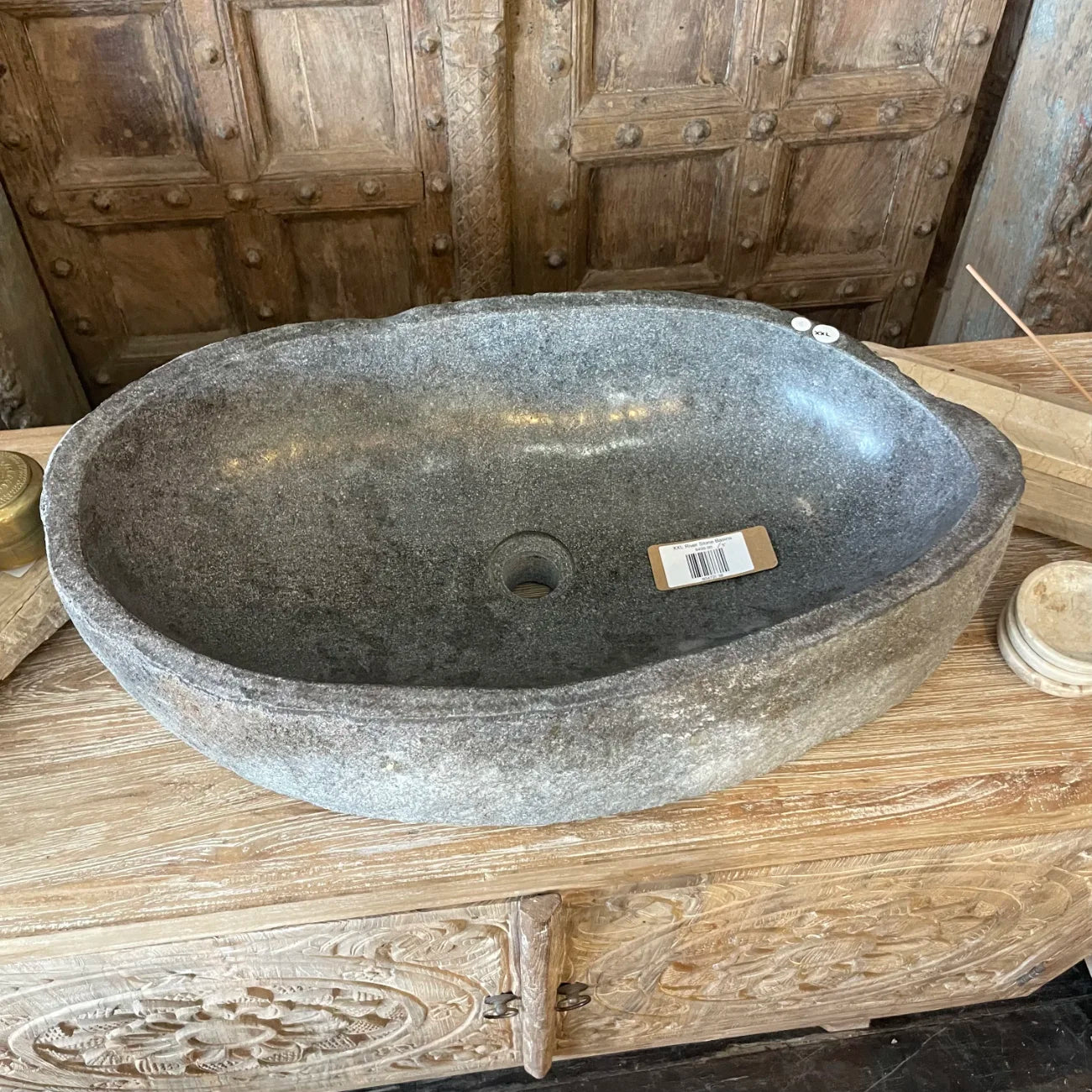 XXL River Stone Basin 