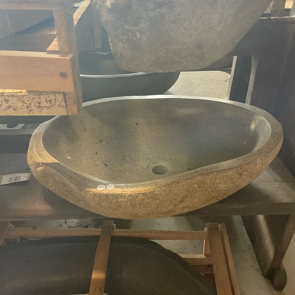 XXL River Stone Basin 