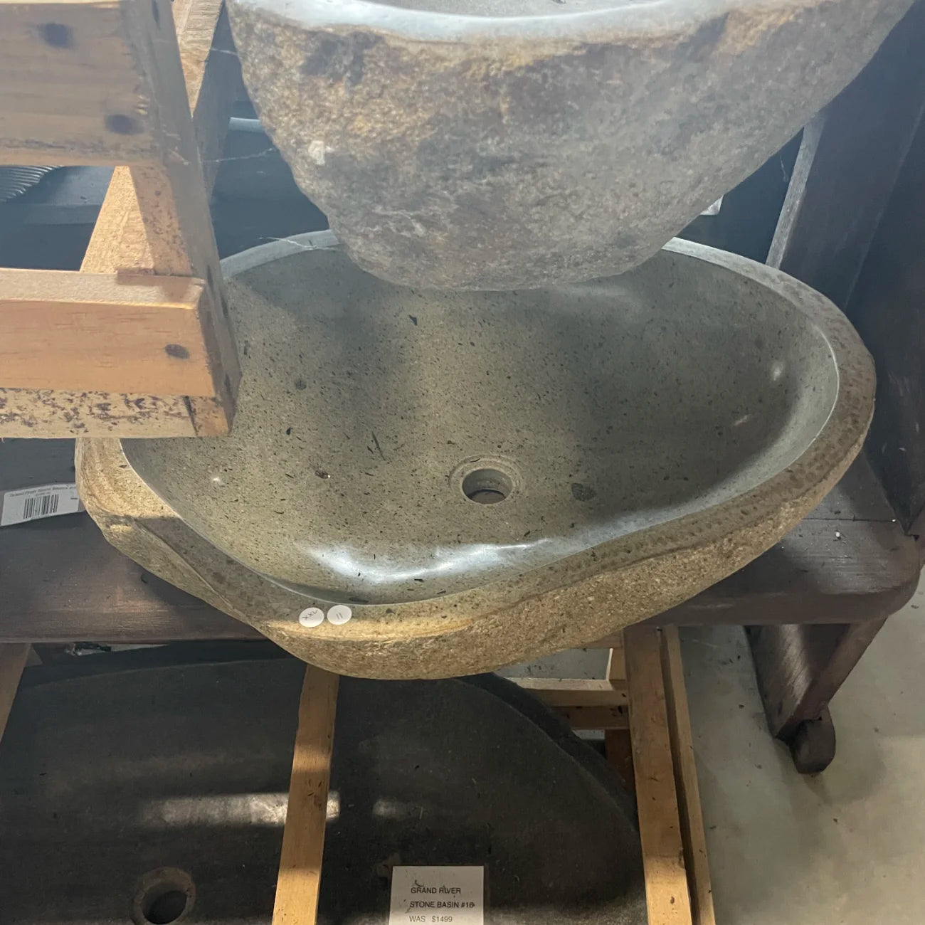 XXL River Stone Basin 