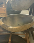 XXL River Stone Basin 