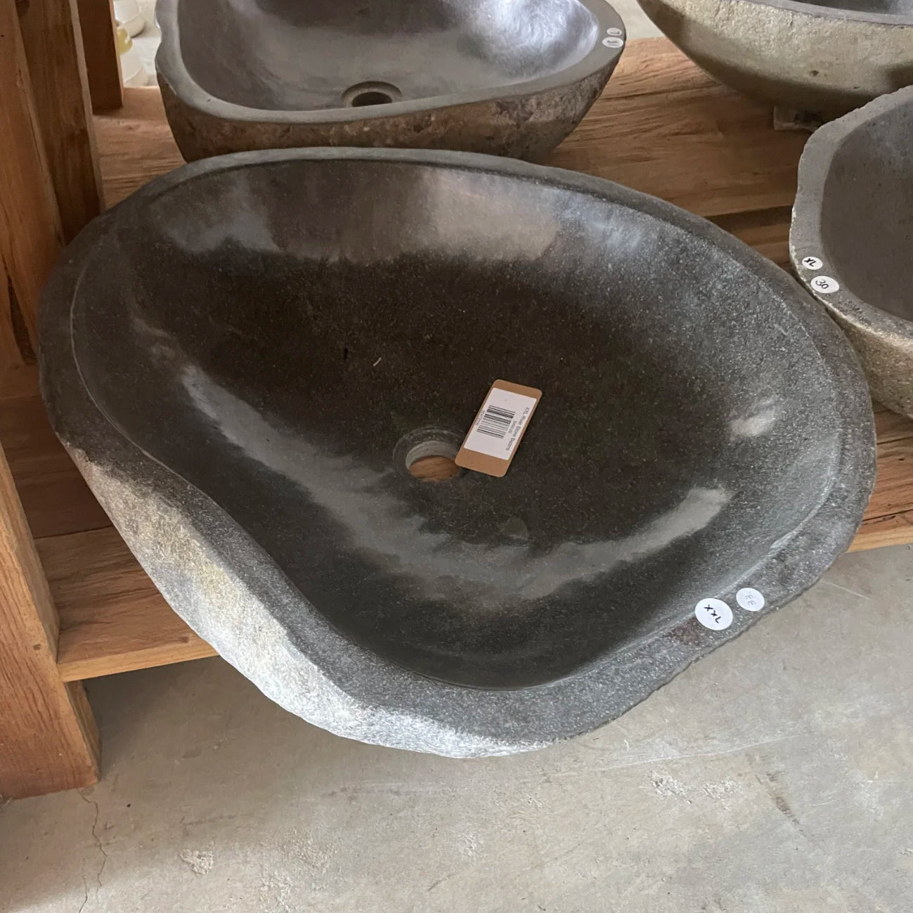 XXL River Stone Basins | Assorted Styles