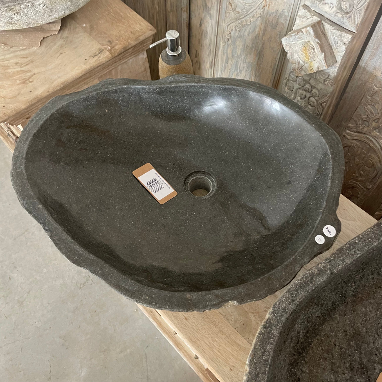 XXL River Stone Basins | Assorted Styles