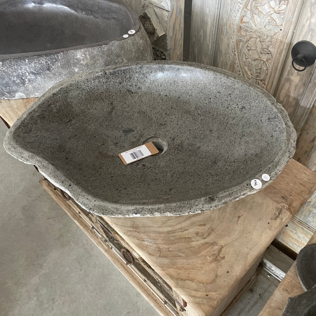 XXL River Stone Basins | Assorted Styles