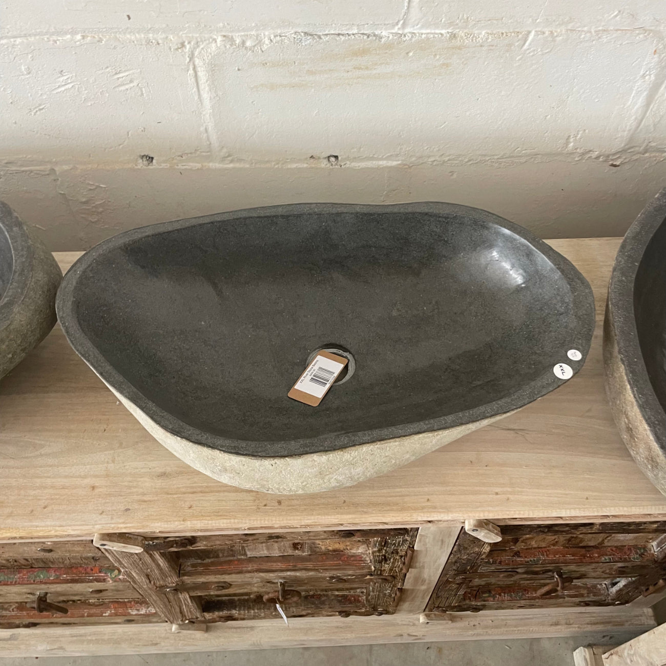 XXL River Stone Basins | Assorted Styles