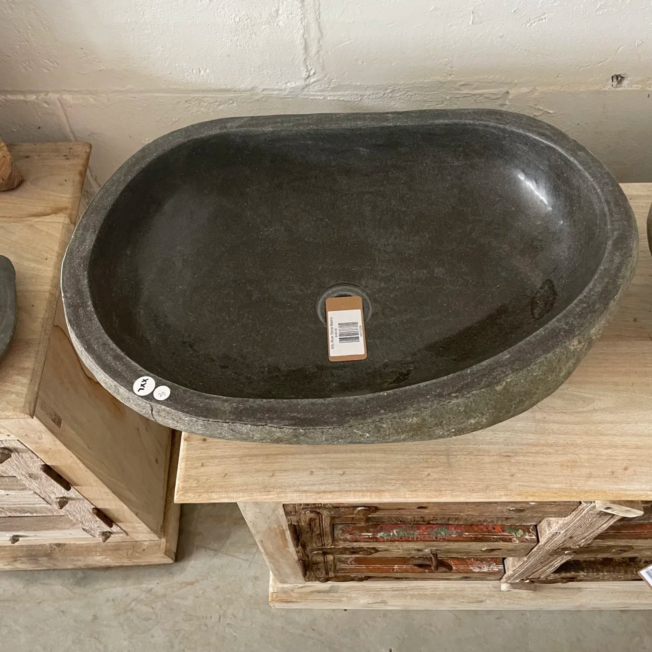 XXL River Stone Basins | Assorted Styles