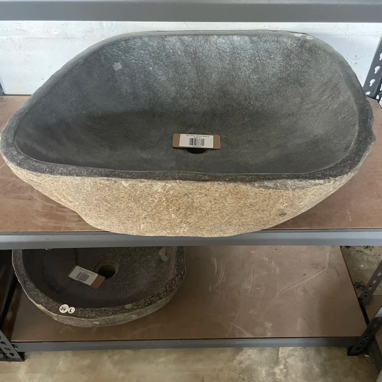 XXL River Stone Basins | Assorted Styles