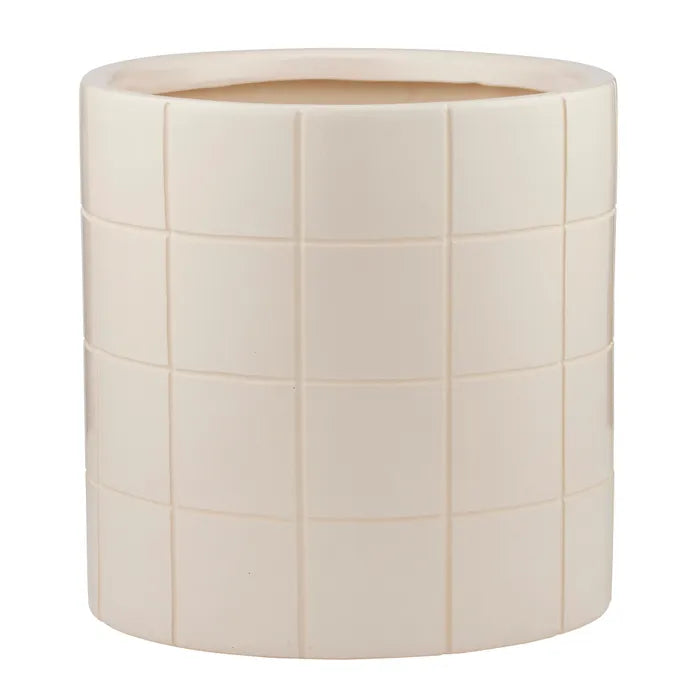 Ivory Boyd Ceramic Tile Pot 30.5x30.5cm