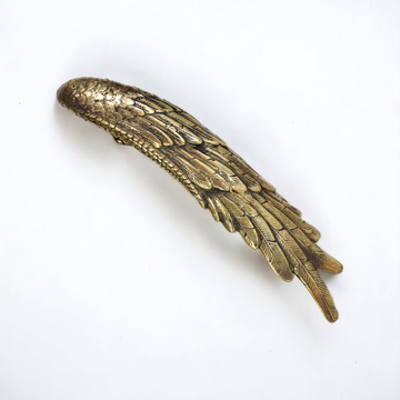 Angel Wing Brass Door Handle