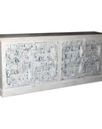 Indian White Wash Timber 220cm Sideboard | Assorted Designs | Pre Order