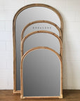 Arch Rattan Mirror 80x150cm