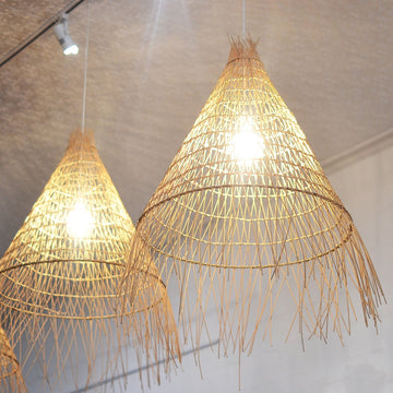 PREORDER - Medium Aloha Woven Rattan Pendant