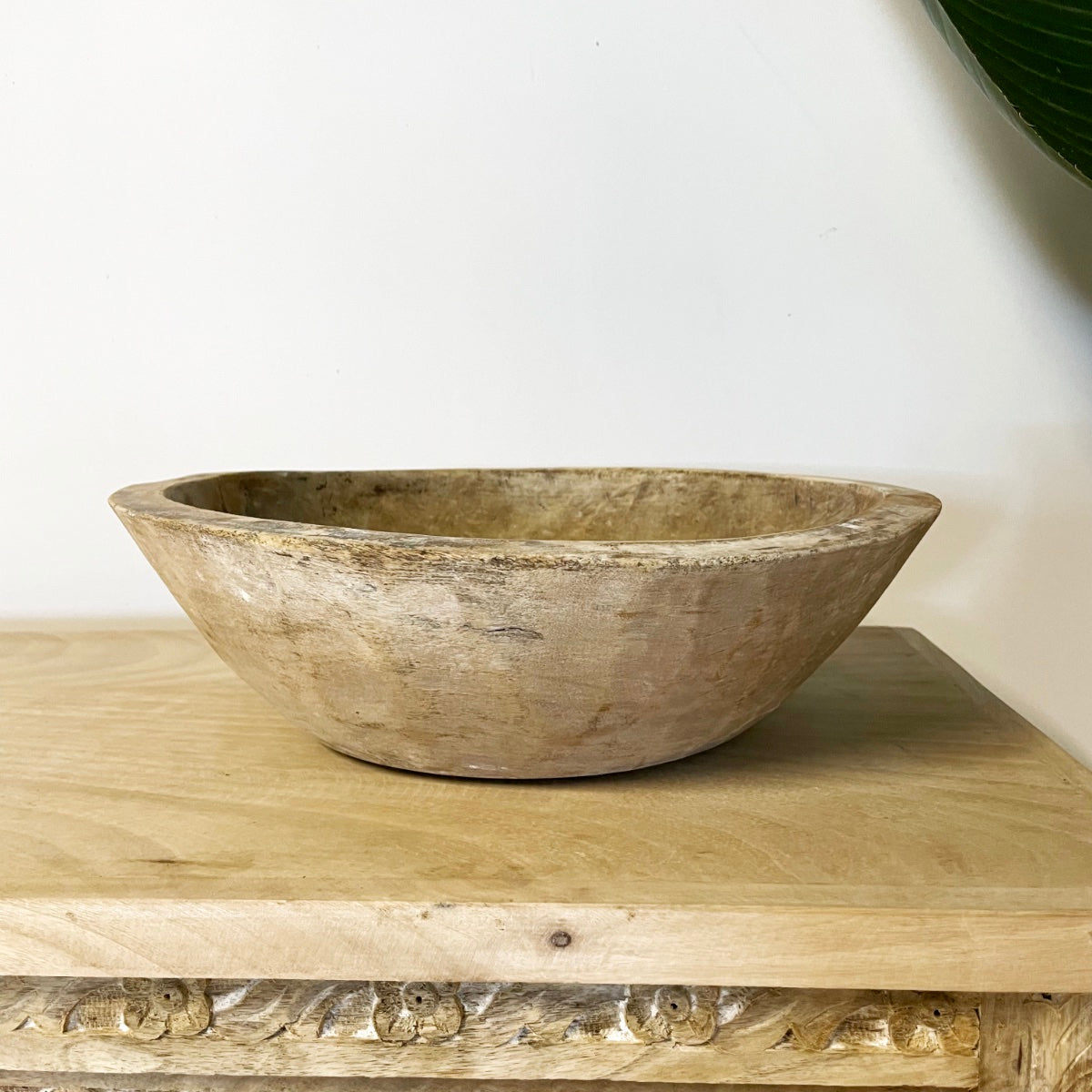 Assorted Acid Wash Timber Indian Bowls