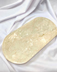 Beige Marble Stone Oval Dish