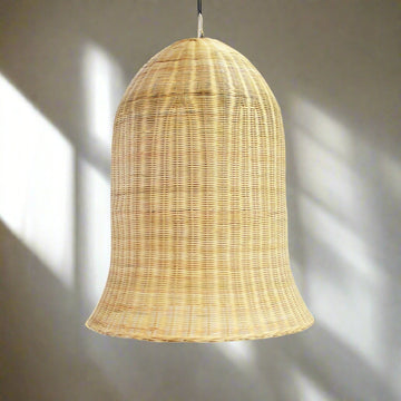 Bell Rattan Pendant