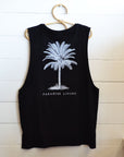 Black Paradise Living Mens Singlet