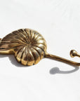 Brass Nautical Shell Wall Hook