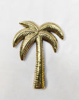 Brass Palm Plaque