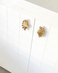 Brass Shell Drawer Handle