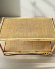 Caramel Bangalow Split Cane Coffee Table