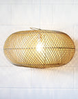 Circular Rattan Pendant