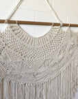 Dahlia Half Round Macrame Wall Hanging