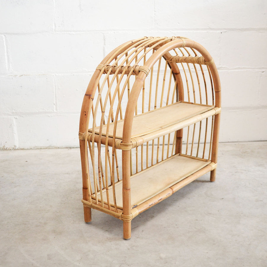 PREORDER Lola Arch Rattan Shelf Paradise Living Co.