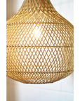 Drop Rattan Pendant