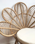 Flower Petal Rattan Chair | Made To Order