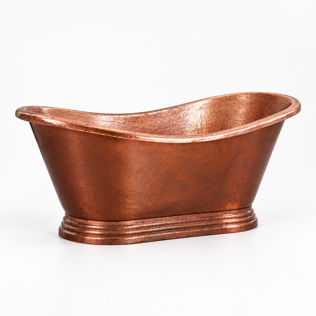 Freestanding Bateau Copper Bath