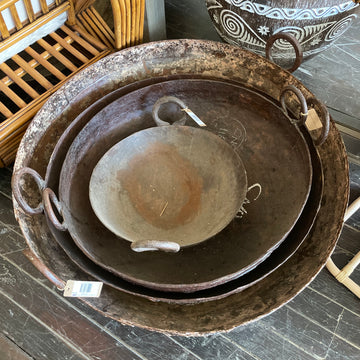 Genuine Iron Indian Kadai Fire Pit 100-105cm