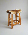 Goat Hide Counter Stool