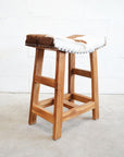 Goat Hide Counter Stool