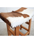 Goat Hide Counter Stool