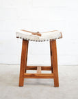 Goat Hide Counter Stool