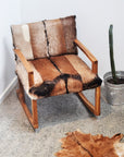 Goat Hide Rocking Chair