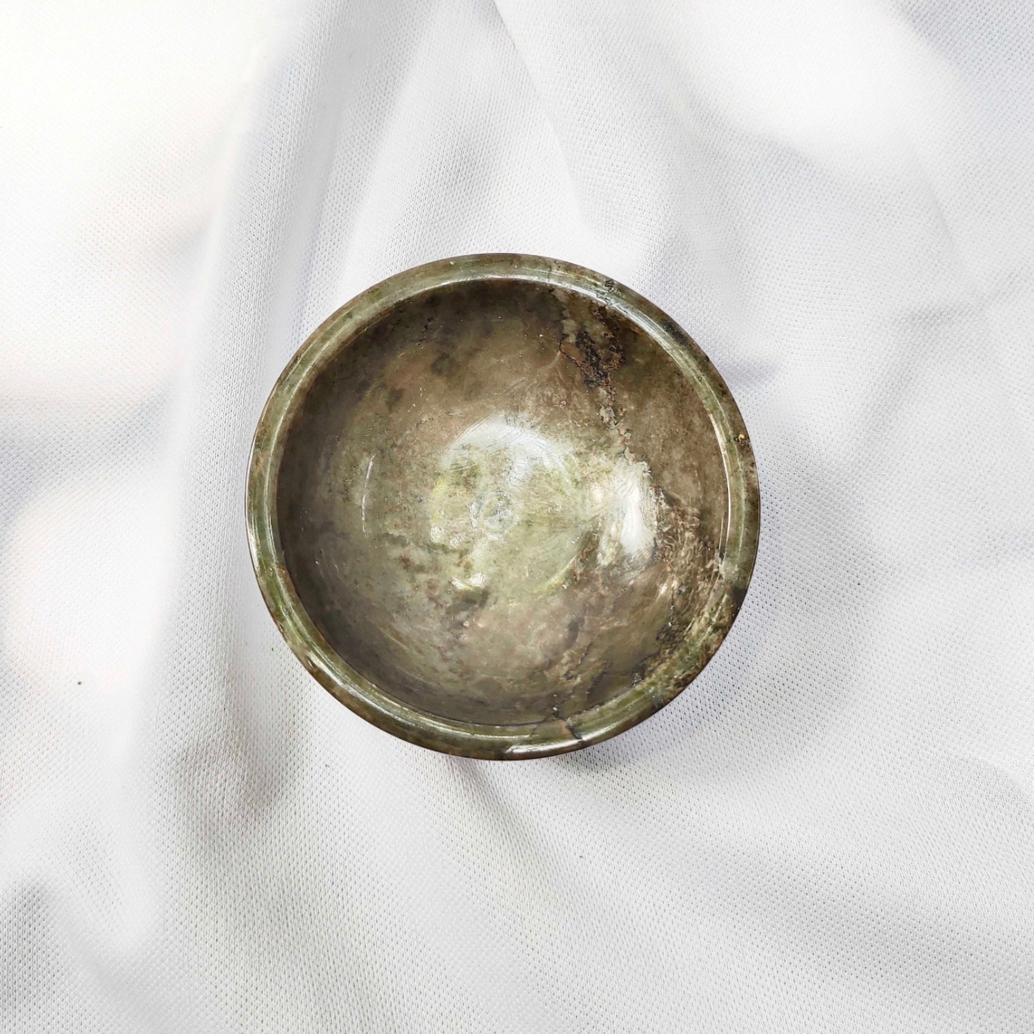 Grey Marble Stone Bowl 8cm Dia