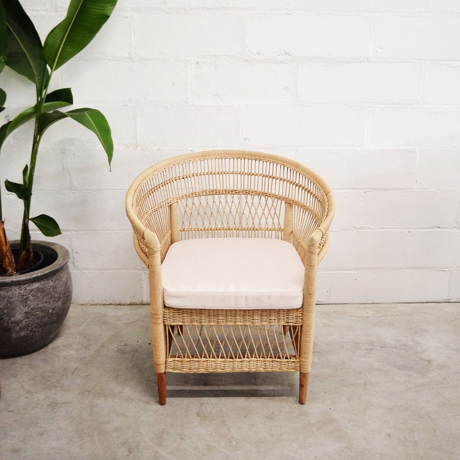 Handwoven Malawi Style Rattan Chair – Paradise Living Co.