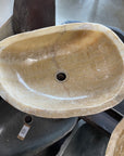 Oval Polished Onyx Stone Basin 