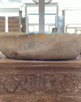 Oval Rugged Onyx Stone Basin 