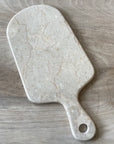 Beige Marble Chopping Board with Handle