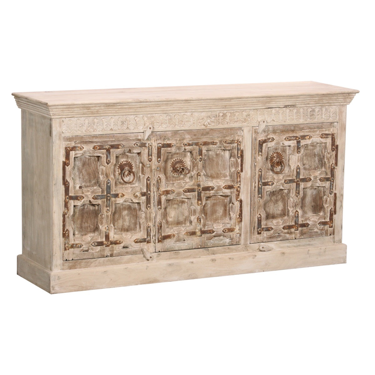 Indian Acid Wash Timber 180x40x80cm Sideboard | Assorted Designs