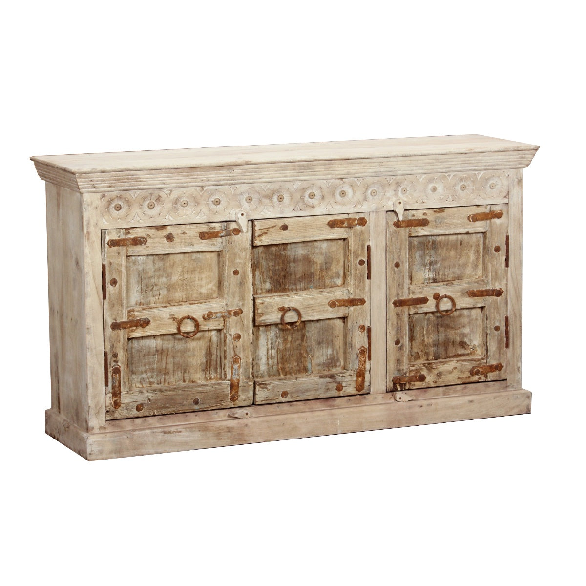 Indian Acid Wash Timber 150x40x80cm Sideboard | Assorted Designs