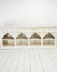 Indian White Wash Arch Timber Sideboard 200cm